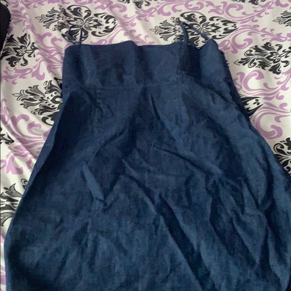 Light denim dress by Lottie Moss